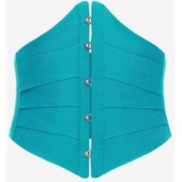 Roberto Cavalli Corsetto Con Gancetti - Female Maglieria Azzurro 44