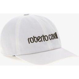Roberto Cavalli Cappellino Con Logo - Female Cappelli E Guanti Bianco UNICA