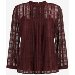 Roberto Cavalli Top Jacquard Con Motivo Tartan Just Cavalli - Female Top Viola 36