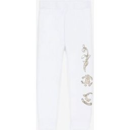 Roberto Cavalli Pantaloni Sportivi Con Monogram Rc - Female Abbigliamento Bianco 08A