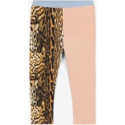 Roberto Cavalli Leggings Con Stampa Ocelot - Female Abbigliamento Rosa 02A