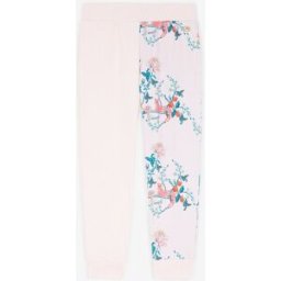 Roberto Cavalli Pantaloni Sportivi Con Stampe Floreale E Leopard - Female Abbigliamento Rosa 08A