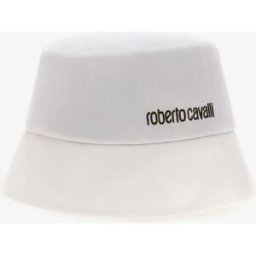 Roberto Cavalli Cappellino Con Logo - Female Cappelli E Guanti Bianco UNICA