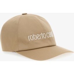 Roberto Cavalli Cappellino Con Logo - Female Cappelli E Guanti Marrone Chiaro UNICA