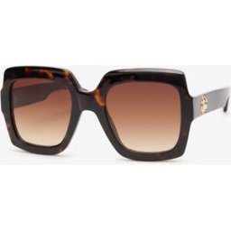 Roberto Cavalli Occhiali Da Sole Squadrati Monogram Rc - Female Occhiali Da Sole Marrone UNICA
