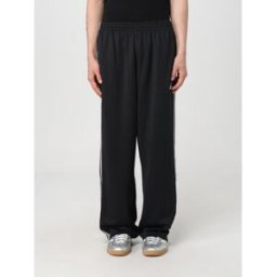 Adidas Pantalone jogging con bande Nero Taglia L