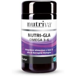GIURIATI GROUP Nutriva Nutri Gla 60 Softgel - Integratore Alimentare Omega 3 e 6