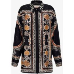 Roberto Cavalli Abito Stampa Marble - Female Abiti Oro 40