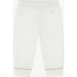 Roberto Cavalli Pantaloni Con Logo Rc - Female Abbigliamento Bianco 02A