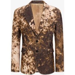 Roberto Cavalli Blazer Con Stampa Appaloosa - Male Blazer E Completi Marrone 48