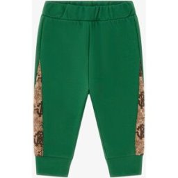 Roberto Cavalli Jogger Con Inserti Logati - Male Abbigliamento Verde 09M