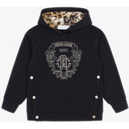 Roberto Cavalli Felpa Stampata - Female Abbigliamento Nero 04A