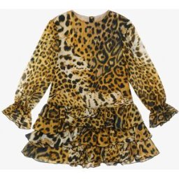 Roberto Cavalli Abito Stampa Leopardo - Female Abbigliamento Marrone Chiaro 12A