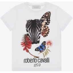 Roberto Cavalli T-shirt Con Stampa - Female Abbigliamento Bianco 04A