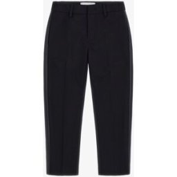 Roberto Cavalli Pantaloni Con Logo Rc - Male Abbigliamento Nero 08A