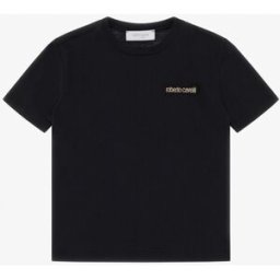 Roberto Cavalli T-shirt Con Logo E Monogram Rc - Male Abbigliamento Nero 04A