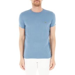 Lacoste T-shirt in cotone AZZURRO POLVERE 3