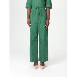 Liujo Pantalone classico in cotone Verde Taglia 46