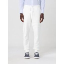Thom Browne Pantalone in cotone Bianco Taglia 2
