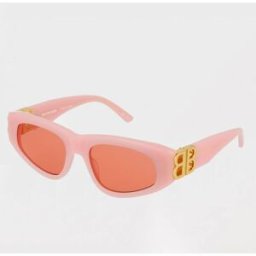 Balenciaga Occhiali da sole in acetato Rosa Taglia 53