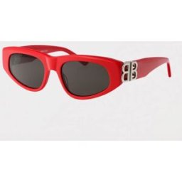 Balenciaga Occhiali da sole in acetato Rosso Taglia 53