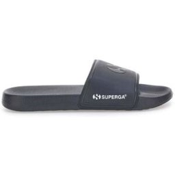 Ciabatte Nere Fascia Singola Logo Superga 24S753 44