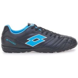 Scarpe da Calcetto Nere e Blu per campi sintetici LOTTO STAFIO 705 TF 40