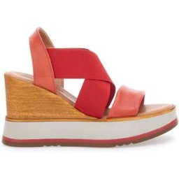 Sandali Rossi Made in Italy Con Zeppa Pittarello 34953 39