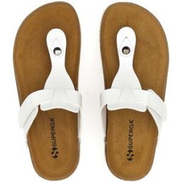 Ciabatte Bianche Infradito con sottopiede preformato Superga S31C370 37