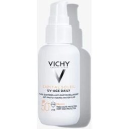 VICHY (L'Oreal Italia SpA) Vichy Capital Soleil Uv Age Daily SPF50+ - Fluido viso con protezione solare ad effetto anti macchie - 80 ml