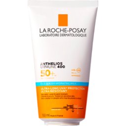 LA ROCHE POSAY-PHAS (L'Oreal) Anthelios Latte idratante UVMUNE400 per viso e corpo SPF50+ - Protezione solare molto alta adatta per viso e corpo - 150 ml
