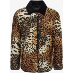 Roberto Cavalli Giacca Stampa Leopardo - Female Abbigliamento Marrone 40