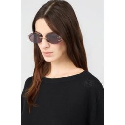 Roberto Cavalli Occhiale Da Sole Fang Collection - Occhiali Da Sole Total Rose Gold UNICA