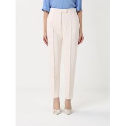 Liujo Pantalone crepe in crêpe Avorio Taglia 46