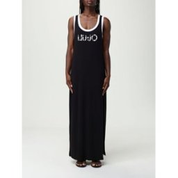 Liujo Abito casual in viscosa stretch Nero Taglia XS