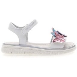Sandali Bianchi con Applique Colorate e Velcro LAURA BIAGIOTTI 96139491 35