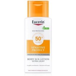 BEIERSDORF SPA Eucerin Sun Lozione Extra Leggera SPF50 - Protezione solare molto alta per pelle normale - 150 ml