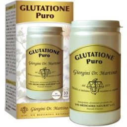 DR.GIORGINI SER-VIS Srl Glutatione Puro - Giorgini Dr. Martino - 100 grammi - Integratore alimentare di glutatione e selenio ad azione antiossidante