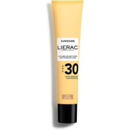 LIERAC (LABORATOIRE NATIVE IT) Lierac Sunissime Il Fluido Solare Colorato SPF30 - Fluido viso protettivo anti-età - Colore dorato - 40 ml