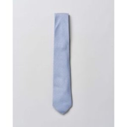 Rodolfo Pellizzari Cravatta Pellizzari azzurra a costa inglese di pura seta