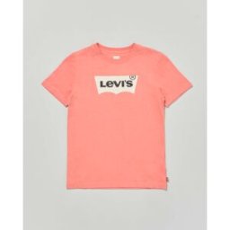 Levis T-shirt Levi's corallo mezza manica con logo batwing panna