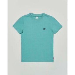 Levis T-shirt Levi's verde petrolio mezza manica con mini logo blu