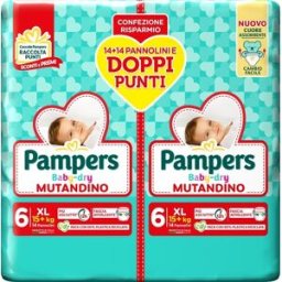 FATER BABYCARE PAMPERS BD MUT DUO DWCT XL28PZ