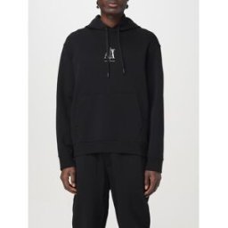Armani Felpa in cotone Nero Taglia XS