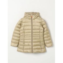 Save The Duck Piumino con cappuccio in nylon Beige Taglia 12