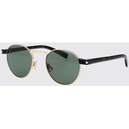 Saint Laurent Occhiali da sole SL 707 in metallo ed acetato Oro Taglia 49