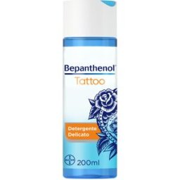 BAYER SpA Bepanthenol Tattoo Detergente per Tatuaggio - Detergente delicato per pelle tatuata - 200 ml