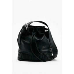 Patrizia Pepe Borsa a secchiello (IM)PERFECTION in pelle media nero U