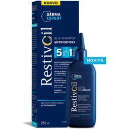PERRIGO ITALIA Srl Restivoil DermaExpert Sistema Antiforfora Shampoo 150 ml + Siero Anti-Squame 150 ml - Kit Antiforfora