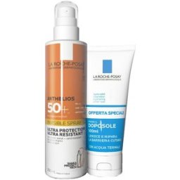 LA ROCHE POSAY-PHAS (L'Oreal) La Roche Posay Spray Shaka Solare SPF50+ 200 ml + Posthelios Doposole 100 ml - Cofanetto con Protezione Solare e Doposole
